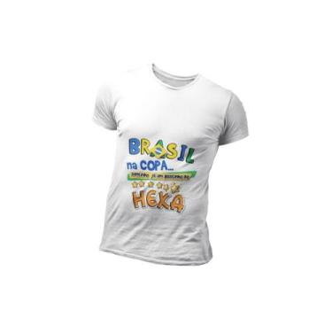 Imagem de Camisa Camiseta Personalizada Infantil Adulto Seleção Brasileira Copa
