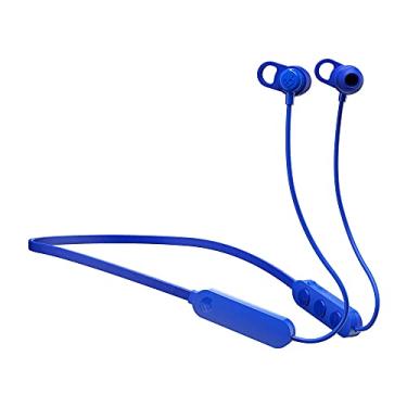 Imagem de Skullcandy Fones de ouvido intra-auriculares sem fio Jib XT, bateria de 6 horas, microfone, funciona com iPhone Android e dispositivos Bluetooth – Azul