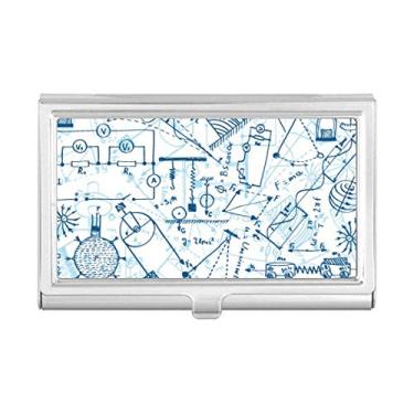 Imagem de Blue Physical Magnetic Mechanics Carta Porta-cartões de visita Carteira de bolso