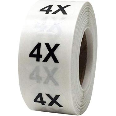 Imagem de Etiquetas de tamanho moderno redondas transparentes de 1,9 cm, 4x, 3/4" Circle