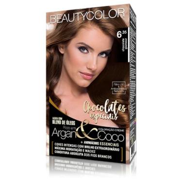 Imagem de Coloração Permanente Kit 6.35 Chocolate Glamour - Beauty Color