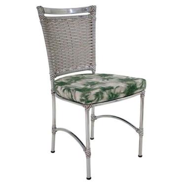 Imagem de Cadeira Em Alumínio E Fibra Sintética Jk Cozinha Edícula Marmore E Trancoso