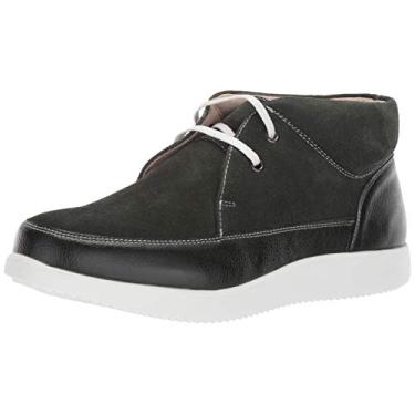 Imagem de STACY ADAMS Bota masculina Buckley Moc Toe com cadarço Chukka, Verde escuro, 7.5