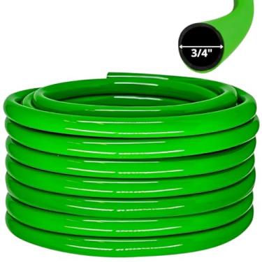 Imagem de Mangueira De Jardim 30m Metros Siliconada Dupla Camada 3/4" Verde | Ledmang