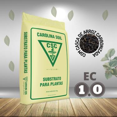 Imagem de Carolina Soil Substrato de Turfa Sphagno com Casca de Arroz 8kg 40L EC1,0 Fórmula 0541h Classe: LXXXVI PH 5,5