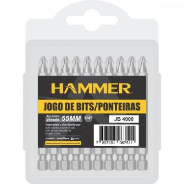 Imagem de Ponteira Hammer Bits 55mm Curta 10P  Gyjb4000
