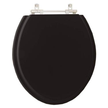 Imagem de Tampa de Vaso Sanitário Fiori Preto para bacia Fiori