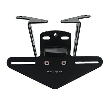 Imagem de crazy sport Suporte de placa de licença para YAM-AHA T-MAX 530 2012-2016 TMAX Motorcycl Registro Cauda Eliminador Tidy Eliminator Suporte Montagem Luz LED