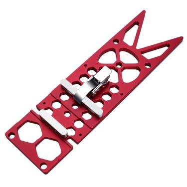 Imagem de Guia quadrado de serra de alumínio 13,4 polegadas CNC fresado 90° parada de ângulo reto para serras circulares, compatível com trilhos Festool e Makita - durável, fácil de instalar, ferramenta precisa