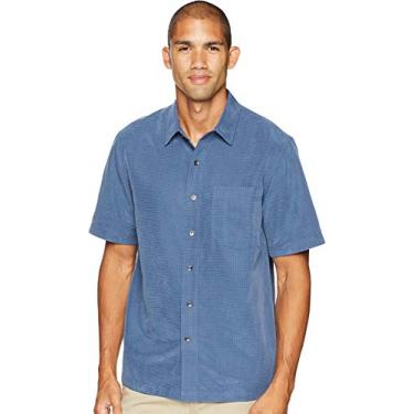 Imagem de Royal Robbins Men's Desert Pucker Dry Shirt, Collins Blue, Medium