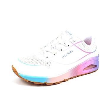 Imagem de Skechers Women's Street, Uno - Pop of Sunshine Sneaker White Pink 9.5 M
