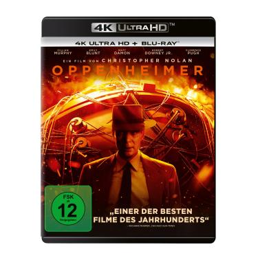 Imagem de Oppenheimer. 4K UHD: 4K Ultra HD Blu-ray + Blu-ray