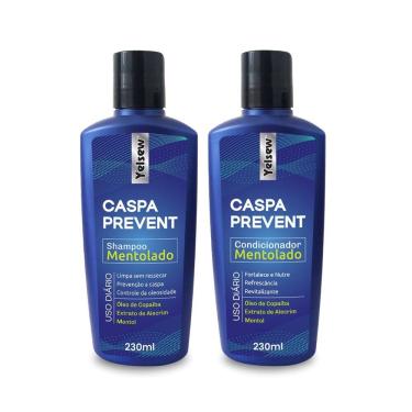 Imagem de Shampoo + Condicionador Anti Caspa Refrescante 230ml Yelsew