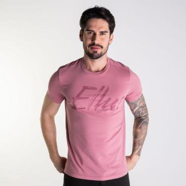 Imagem de Camiseta Ellus Fine Manual Classic Rosa