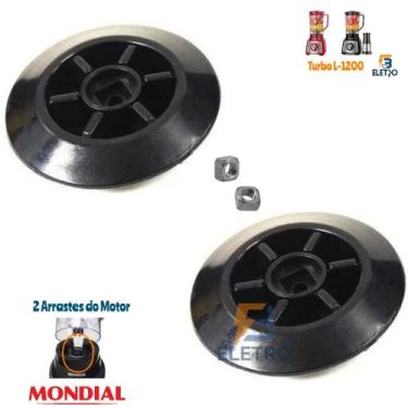 Imagem de 2 Arrastes do Motor Liquidificador Mondial L-1200 Turbo