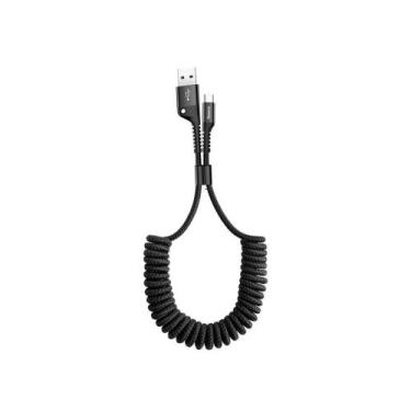 Imagem de Cabo Type-C para USB Baseus Fish Eye Spring com 2A e 1M