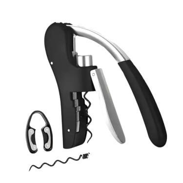 Imagem de Generic Abridor de garrafas de vinho Alavanca vertical Saca-rolhas Abridor de garrafas profissional multifuncional Acessório de vinho portátil para bar em,