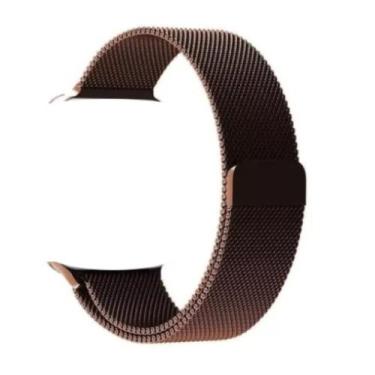 Imagem de Pulseira Magnética Compatível Hello Watch 3 Plus Ultra - Poolsy, Marro