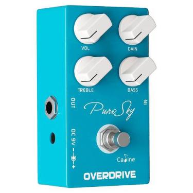 Imagem de Pedaleira de Guitarra Elétrica Caline Pure Sky Overdrive Pedal de Efei