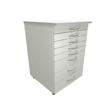 Imagem de Móveis Odontológicos - Mesa Auxiliar Odontológica -7 Gavetas - Beckman