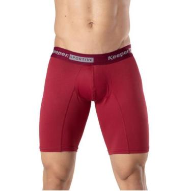 Imagem de Cueca boxer long leg comprida anti assadura treino corrida escolha a c