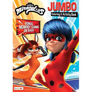 Imagem de Miraculous Ladybug 64 Page Jumbo Coloring Book, Bendon 52560