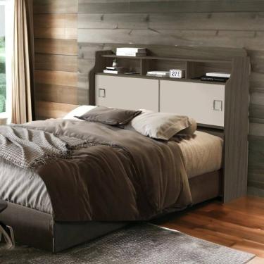 Imagem de Cabeceira Casal Jéssica Castanho E Off White Cambel