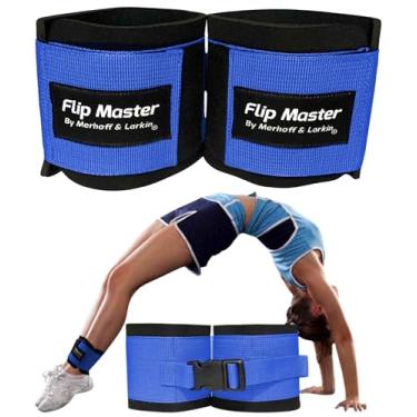 Imagem de Flip Master — Treinador de alças de tornozelo | Equipamento de ginástica e líder de torcida para formas de flip/dobra e mola manual | Faixa ajustável para meninas, meninos e adultos | Para Cheer, Dança e Prática de Ginástica