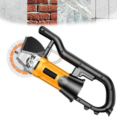 Imagem de 星姿 Caçador de parede 3500W, máquina de corte de parede de concreto elétrica portátil, com 1/3/5 peças dente de serra de 170 mm, profundidade de ranhura de 55 mm, largura ajustável, 9500r/min, com