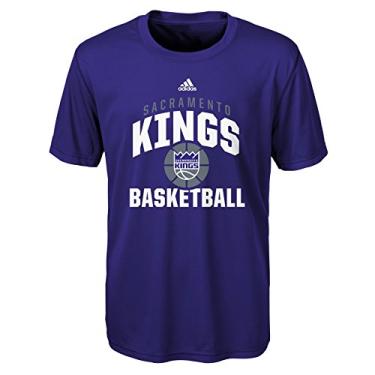 Imagem de Camiseta de manga curta masculina NBA Rep da Outerstuff, Roxa, 18 Years