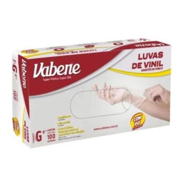 Imagem de Luvas de Vinil Vabene Com Pó Tam:g C/100 Uni Ref.:1426
