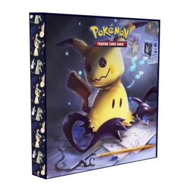 Imagem de Album tipo fichario pokemon para cartas - mimikyu + 10 folhas plastica