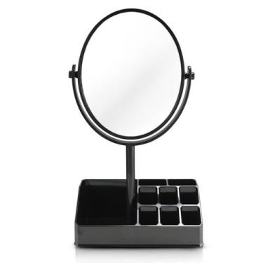 Imagem de Espelho De Mesa Com Divisórias Jacki Design Preto