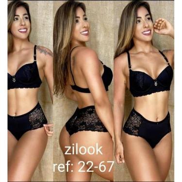 Imagem de kit com 10 conjunto de lingerie (calcinha e sutiã) + 1 calcinha de alg