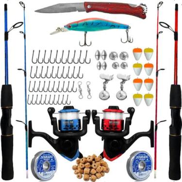 Imagem de Kit Pesca Completo Vara 1,20m 6kg com Acessórios - Summer