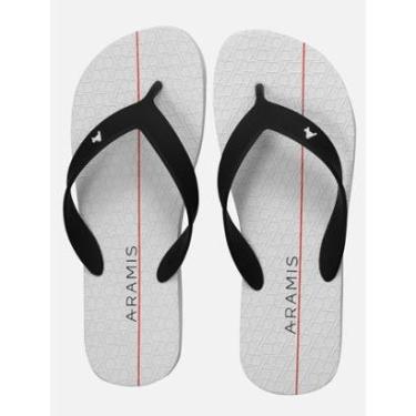 Imagem de Chinelo Aramis Masculino ARM1141 Logo Sash Branco-Masculino