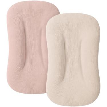 Imagem de Capa de Espreguiçadeira Muslin Baby MairMore para Recém-Nascidos - 100