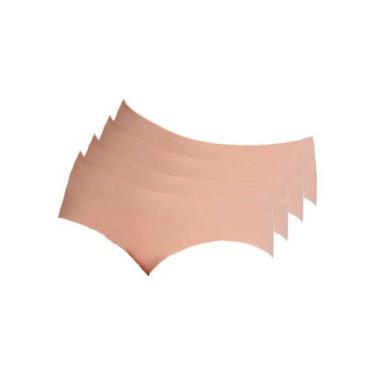 Imagem de Kit com 4 Calcinhas Caleçon Hope 30850, Bege, G