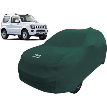 Imagem de Capa Para Cobrir Carro Suzuki Jimny 4sport Tecido Helanca - Mz, Verde