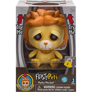 Imagem de Figure Toy Feisty Pets Marky Mischief 4 Lion para crianças a partir de 3 anos