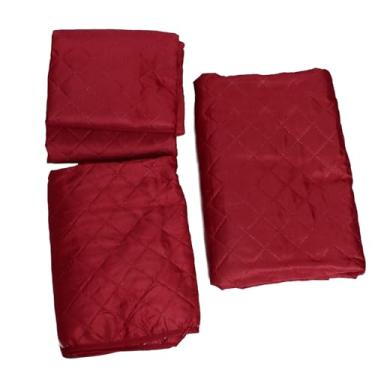 Imagem de Capa de sofá de Fibra de Poliéster Com Almofadas Integradas, Capa de sofá Universal à Prova de Cães, Cães e Gatos, Protetor de Móveis Lavável à Máquina (Borgonha)