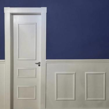 Imagem de Kit Boiseries EVA Autocolante Meu Rodapé MRP - Moldura Decorativa Clássica Roda Meio Rodameio Revestimento de Parede Acabamento Elegante Detalhe Ornamental para Decoração de Ambientes