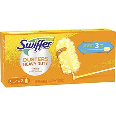 Imagem de Kit extensor de pó Swiffer 360 Dusters, estende até três pés, Extendable + 3 Cloths