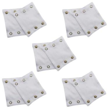 Imagem de Extensor Alongador de Body Infantil Prolongador Uso Roupa Bebe 3 Botoe