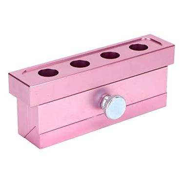 Imagem de Vomeko DIY Lipstick m old,Aluminum 4 Holes Multipurpose Lip Balm Maker Tool,Household Beauty Lipstick Tool, for Jelly Single Dual Color Sandwich Lipsticks