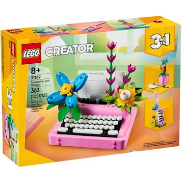 Imagem de Lego Creator 3 em 1 Máquina de Escrever com Flores 31169