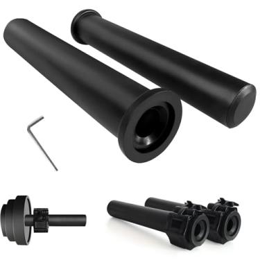 Imagem de Manga adaptador de barra olímpica padrão: converte postes de placa de peso padrão de 2,5 cm em postes de placa de peso olímpico de 5 cm - perfeito para levantamento terra e agachamentos