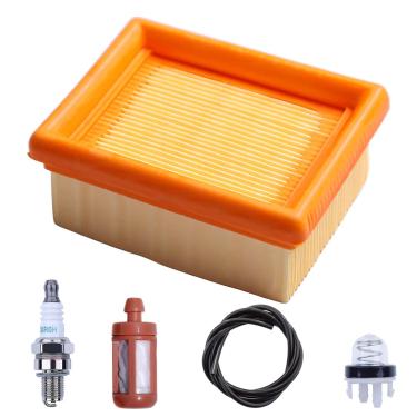Imagem de Hyceker Kit de serviço de filtro de ar BR800 para Stihl BR800 BR800C BR800X Mochila Magnum soprador de folhas, vela de ignição, peças de linha de combustível, kit de serviço Stihl Blower BR800, kit de