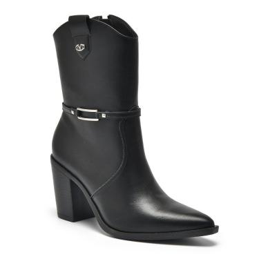 Imagem de Bota Western Via Marte 091-014-01 Feminina - Caramelo