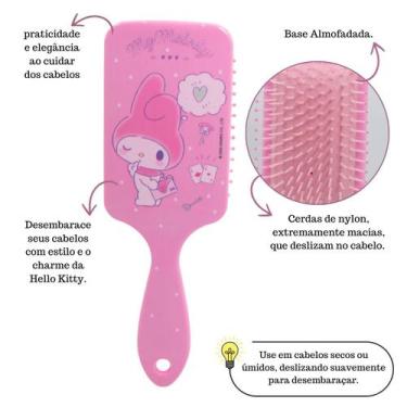 Imagem de Escova de Cabelo Raquete My Melody 20cm Sanrio Rosa
